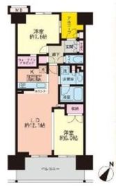 東京フロントコート 9階 間取り図