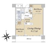 ウエリス新宿早稲田の森 9階 間取り図