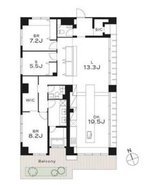 THE GRANDUO YOGA 201 間取り図