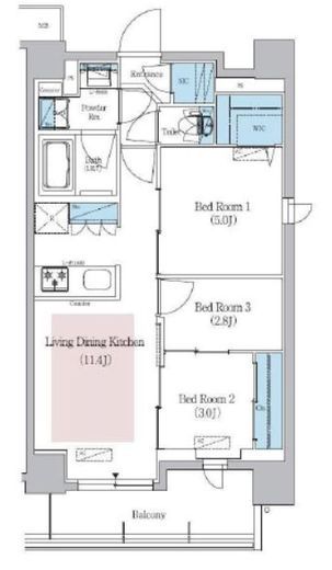 アーバネックス新御徒町駅前 1002 間取り図
