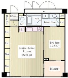 ガーデンコートT 105 間取り図