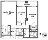 ガーデン碑文谷 209 間取り図