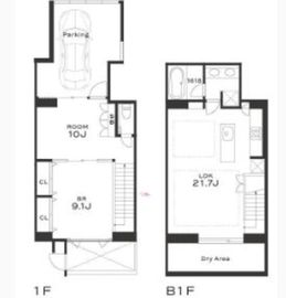 THE GRANDUO SAKURASHINMACHI 101 間取り図
