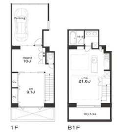 THE GRANDUO SAKURASHINMACHI 103 間取り図