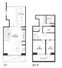 THE GRANDUO SAKURASHINMACHI 104 間取り図