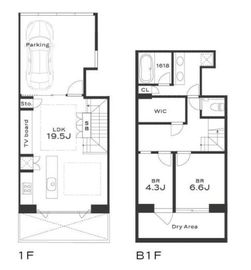 THE GRANDUO SAKURASHINMACHI 105 間取り図