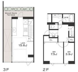 THE GRANDUO SAKURASHINMACHI 204 間取り図
