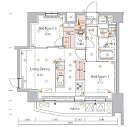 HY's三ノ輪Ⅱ (ハイズ三ノ輪Ⅱ) 503 間取り図