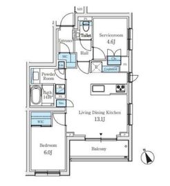 サンウッド吉祥寺南町一丁目 3階 間取り図