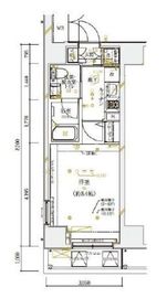 ガリシア新御徒町 5階 間取り図