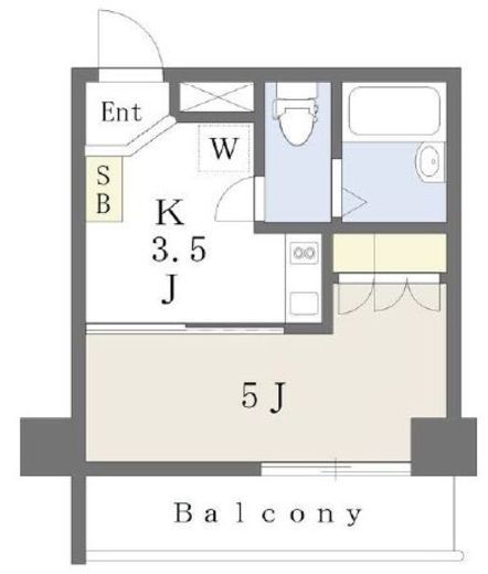 ガーデンテラス南麻布 204 間取り図