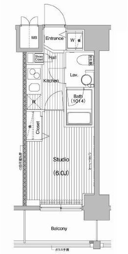 ガーラ・プレシャス品川 12階 間取り図