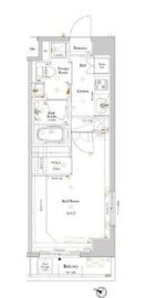 ルクレ高円寺アジールコート 103 間取り図