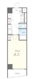 リュクス高輪台 602 間取り図