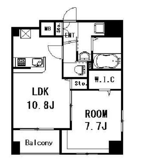 パスクラッセ本郷春木町 901 間取り図
