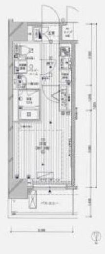 メインステージ大森北 2階 間取り図