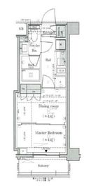 パークリュクス蒲田一丁目 510 間取り図
