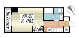 メゾン・ド・ヴィレ日本橋浜町 6階 間取り図