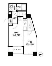 パークヒルズ 201 間取り図