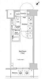 プラウドフラット登戸 1102 間取り図