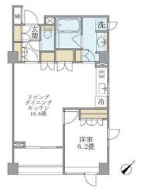 ブリリアイスト代々木上原 201 間取り図