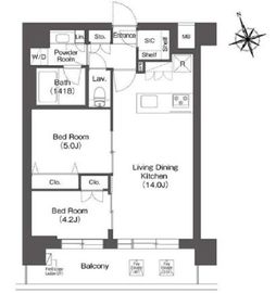 ルーウェ東大泉 402 間取り図