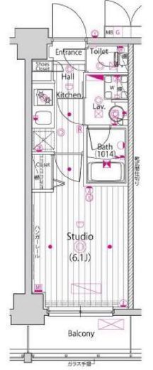 ガーラ横濱関内グランドステージ 819 間取り図