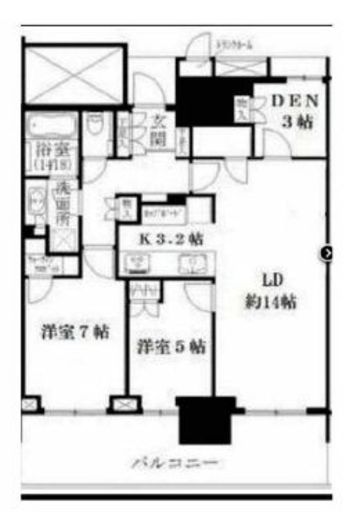 ベイズタワー＆ガーデン 27階 間取り図