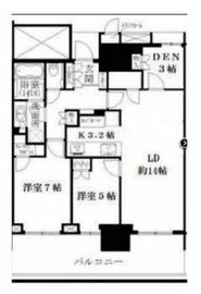 ベイズタワー＆ガーデン 27階 間取り図