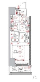クレイシアIDZ横浜桜木町 6階 間取り図