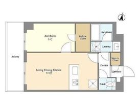 メゾンドオンディーヌ 318 間取り図