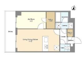 メゾンドオンディーヌ 218 間取り図