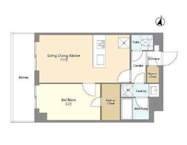 メゾンドオンディーヌ 114 間取り図