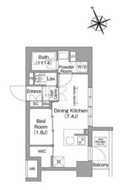 コンフォリア東葛西 611 間取り図