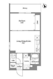 EMパレス田園調布 416 間取り図