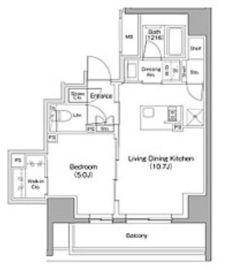 ザ・パークハビオ赤羽 803 間取り図