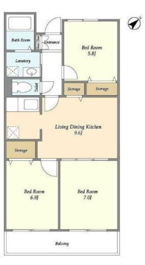 ネオ・プロミネンス 603 間取り図