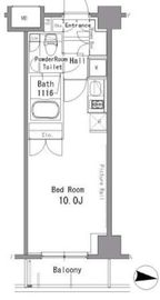 パークスフィア中野富士見町 507 間取り図