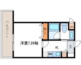 レジディア新川 305 間取り図