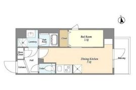 グランカーサ上野松が谷 503 間取り図