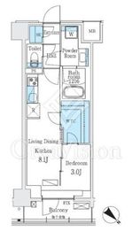 Ｕｒｂａｎ　Ｂｒｅｅｚｅ　巣鴨 708 間取り図