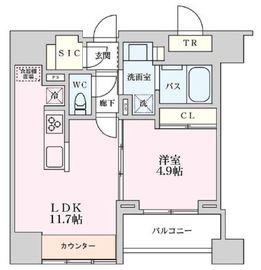 プライマル品川大井町 303 間取り図
