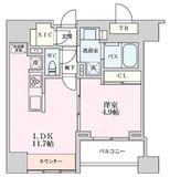 プライマル品川大井町 603 間取り図