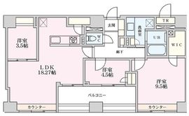 プライマル品川大井町 804 間取り図