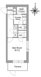 コンフォリア・リヴ両国イースト 101 間取り図