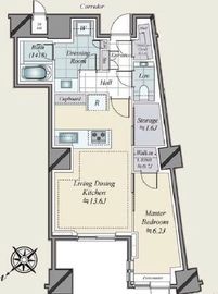 三田ガーデンヒルズ WEST HILL 5階 間取り図