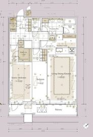 三田ガーデンヒルズ WEST HILL 7階 間取り図