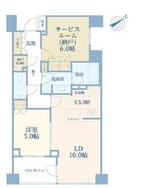 ザ・パークハウス上目黒ピアース 1階 間取り図