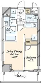 パークナード上野池之端 2階 間取り図
