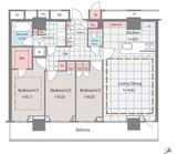 THE TOWER JUJO (ザ・タワー十条) 39階 間取り図